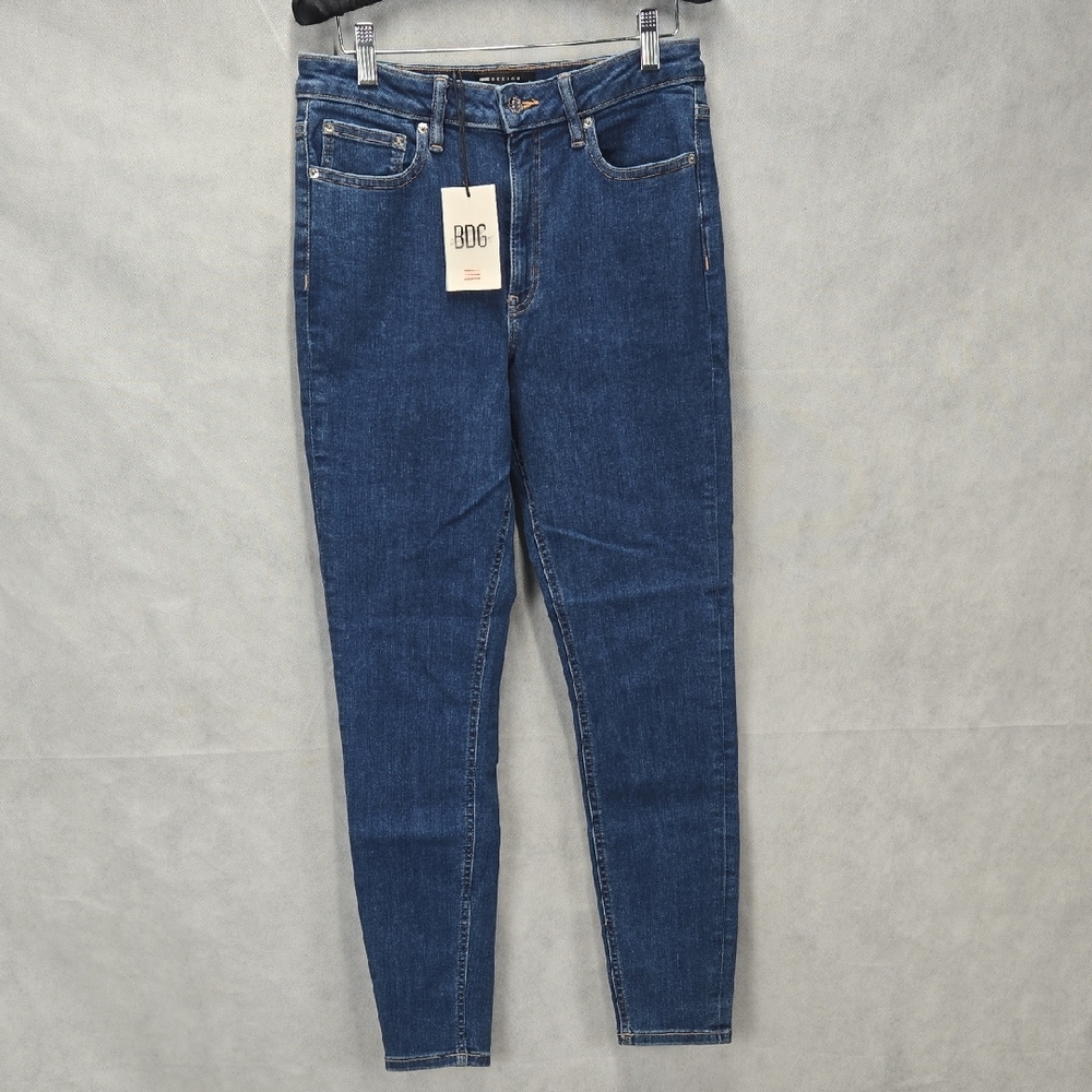 ASOS High Rise Dark Blue Jeans
